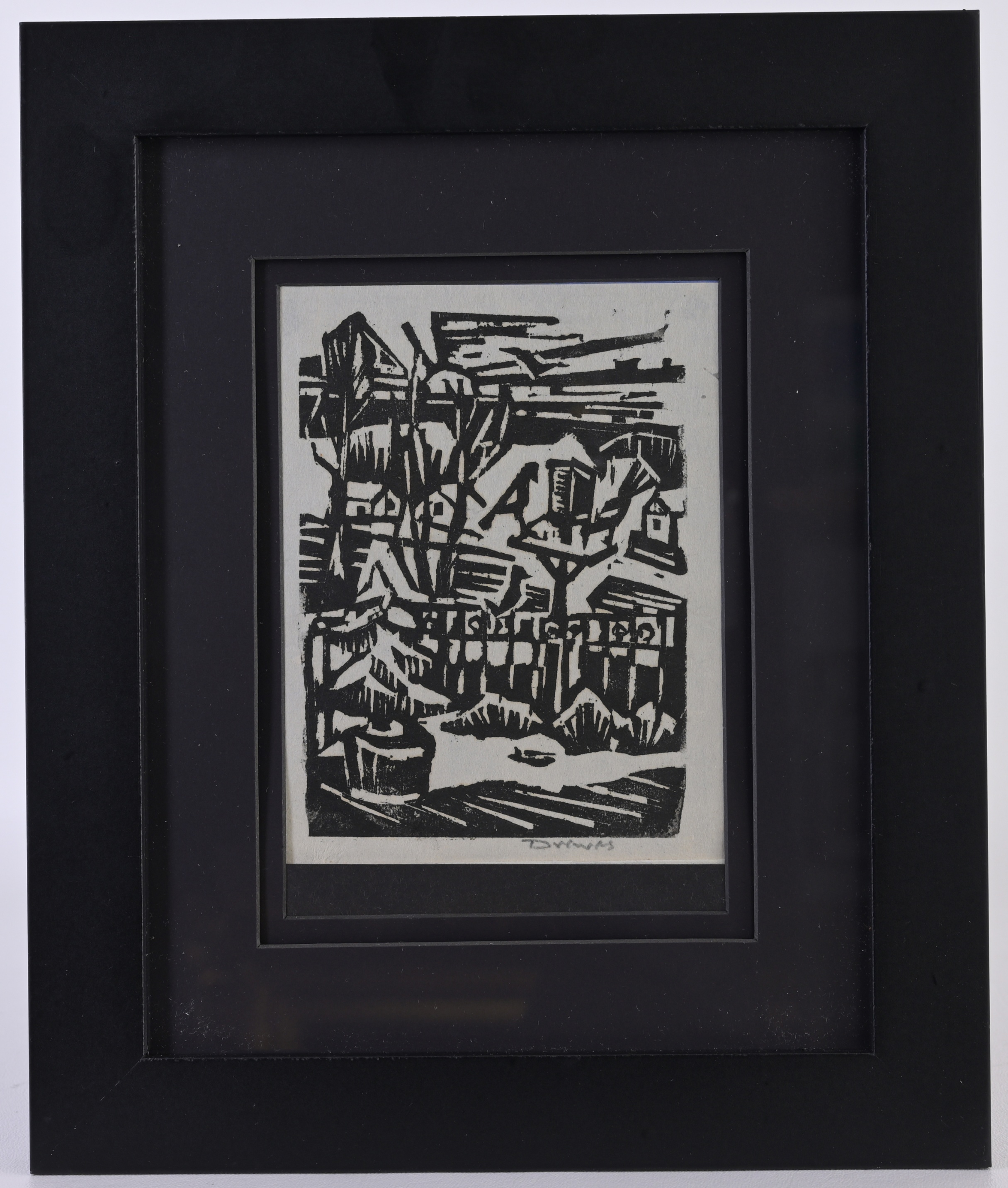 (2) Werner Drewes (1899-1985) Woodblocks - Image 2 of 5