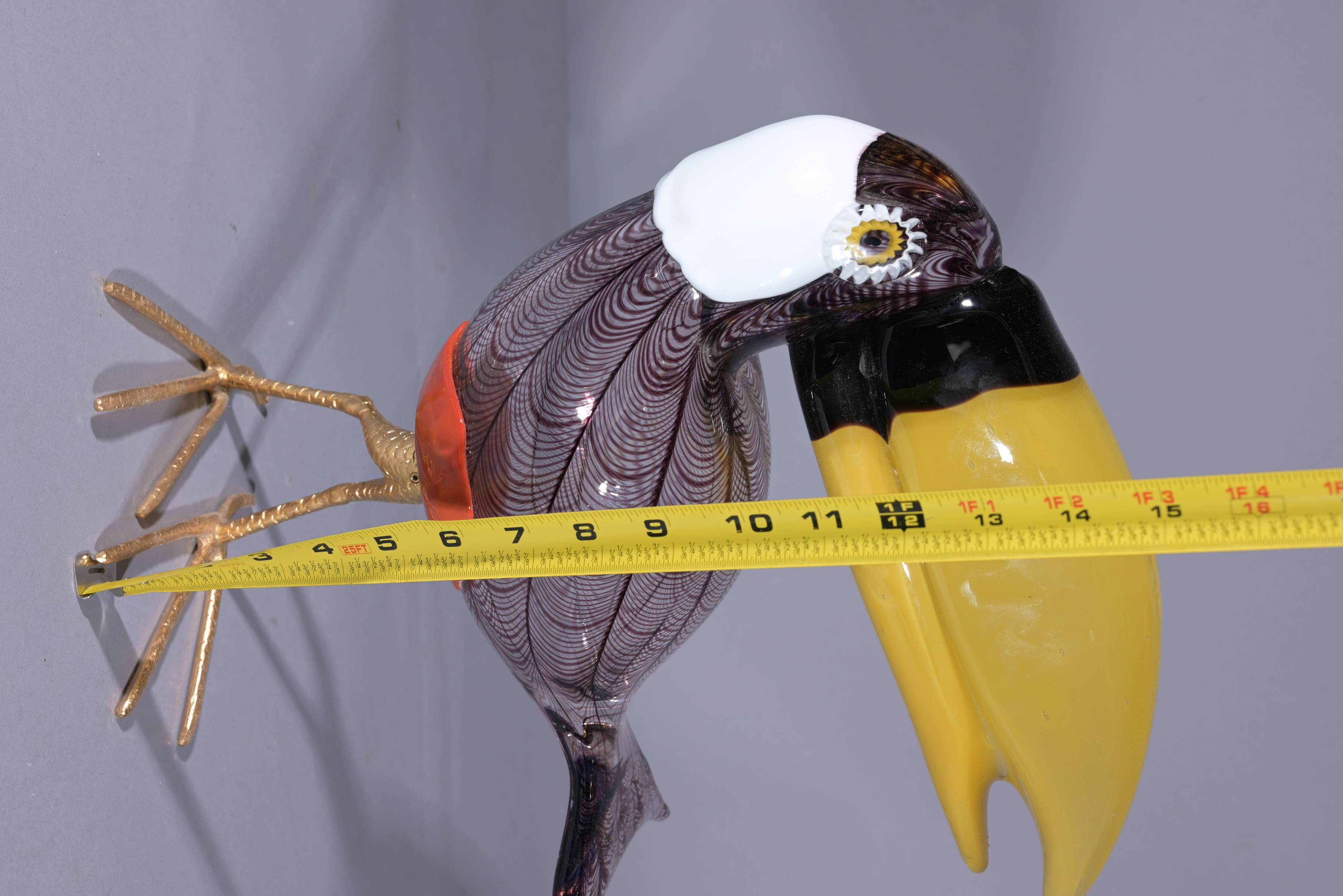 Licio Zanetti Murano Glass Toucan - Image 3 of 4