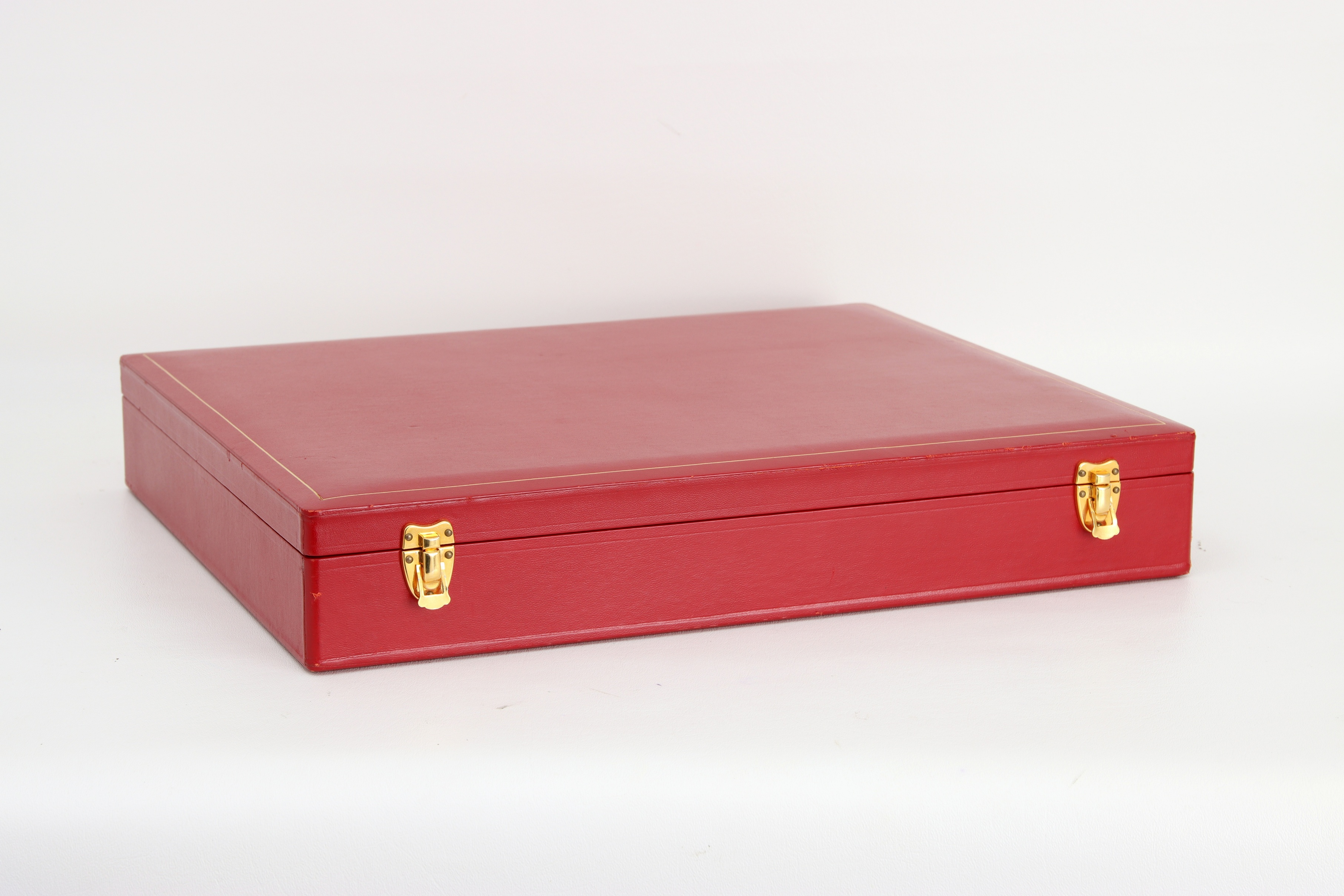 (7pc) Tiffany & Co 18k Gold Dresser Set - Image 12 of 12