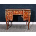 Antique French XV Style Bronze Mounted Desk