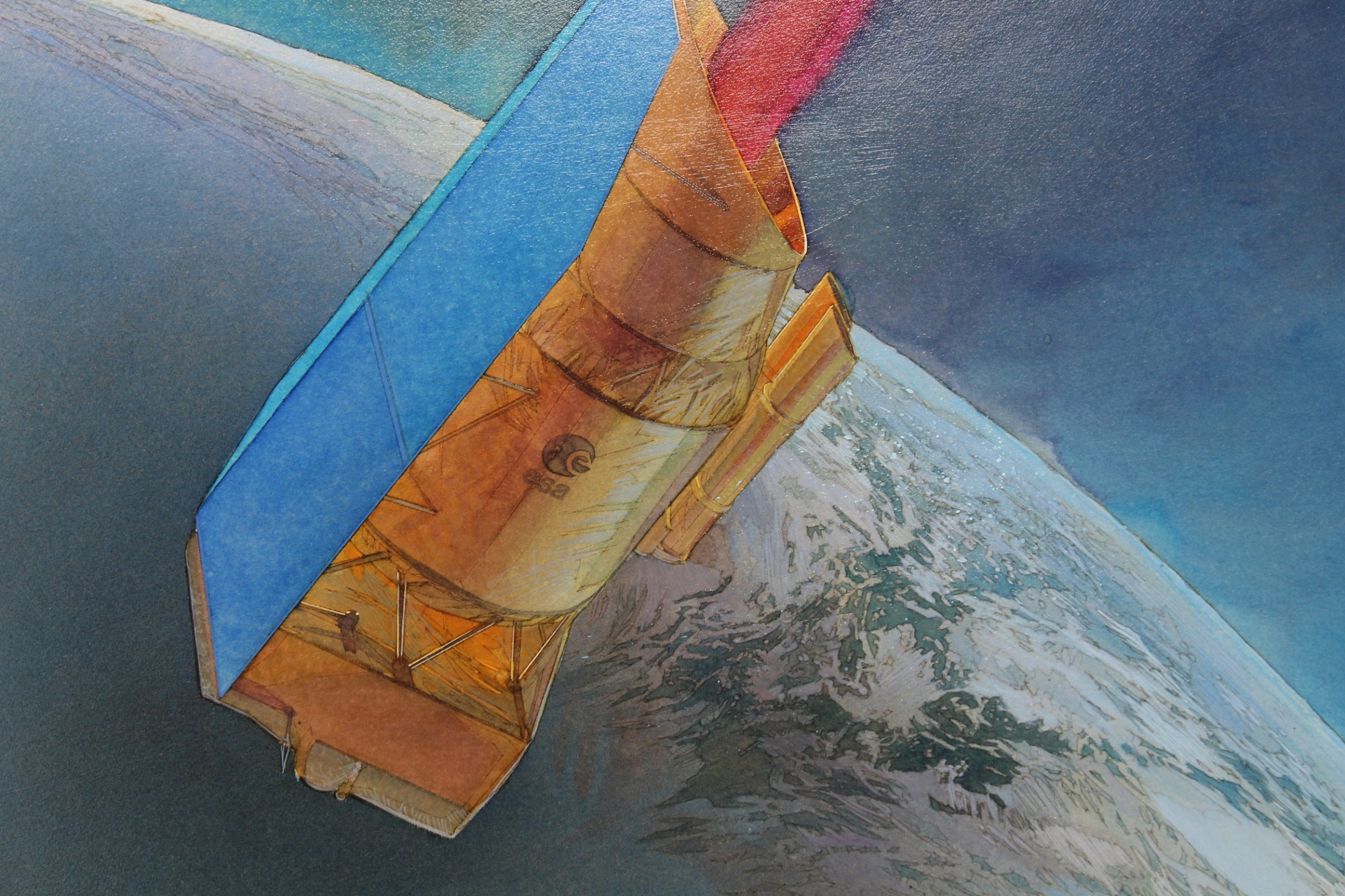 Mark Schuler (B. 1951) Infrared Space Observatory - Image 2 of 4