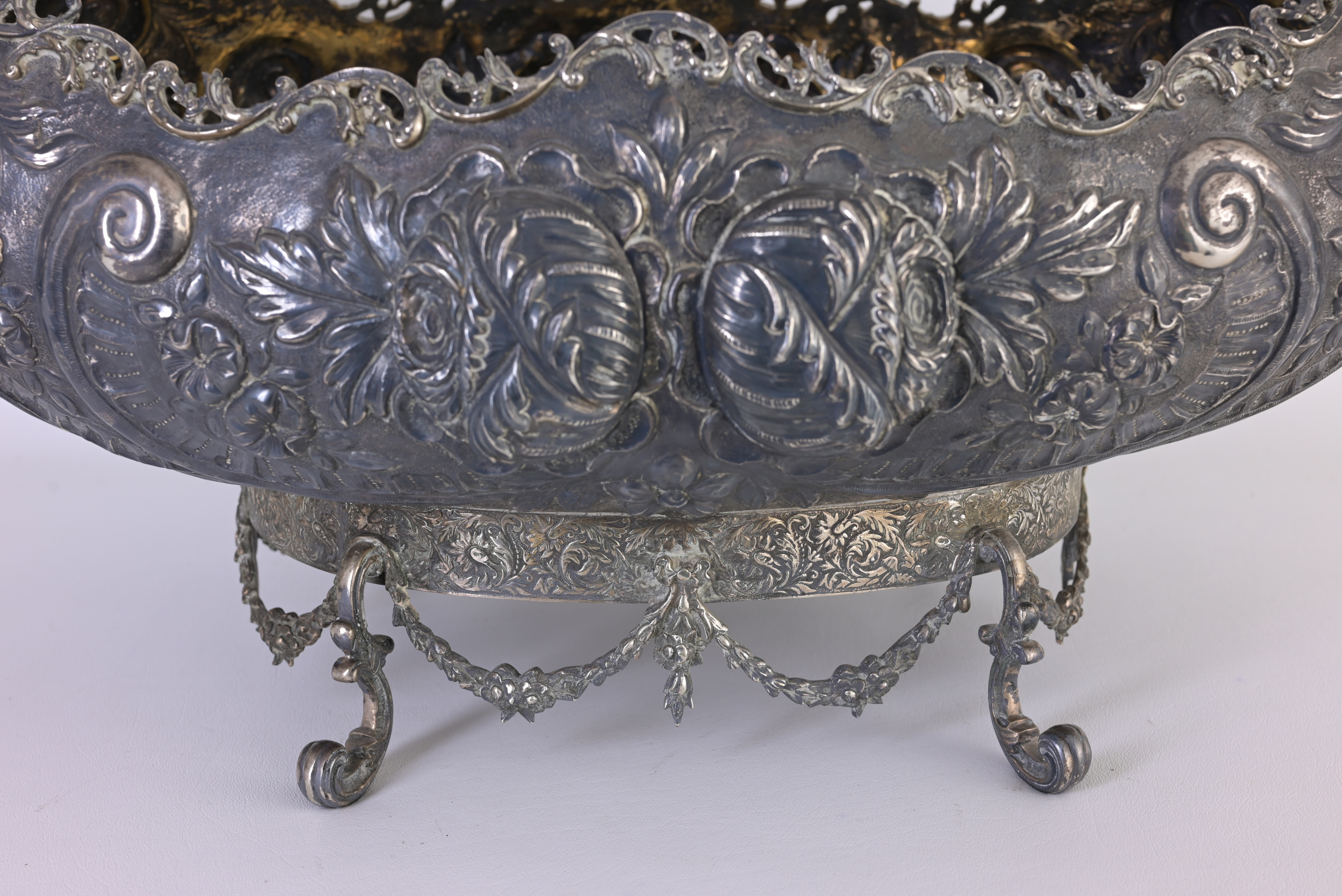 Large Paravon 925 Sterling Silver Centerpiece - Image 3 of 11
