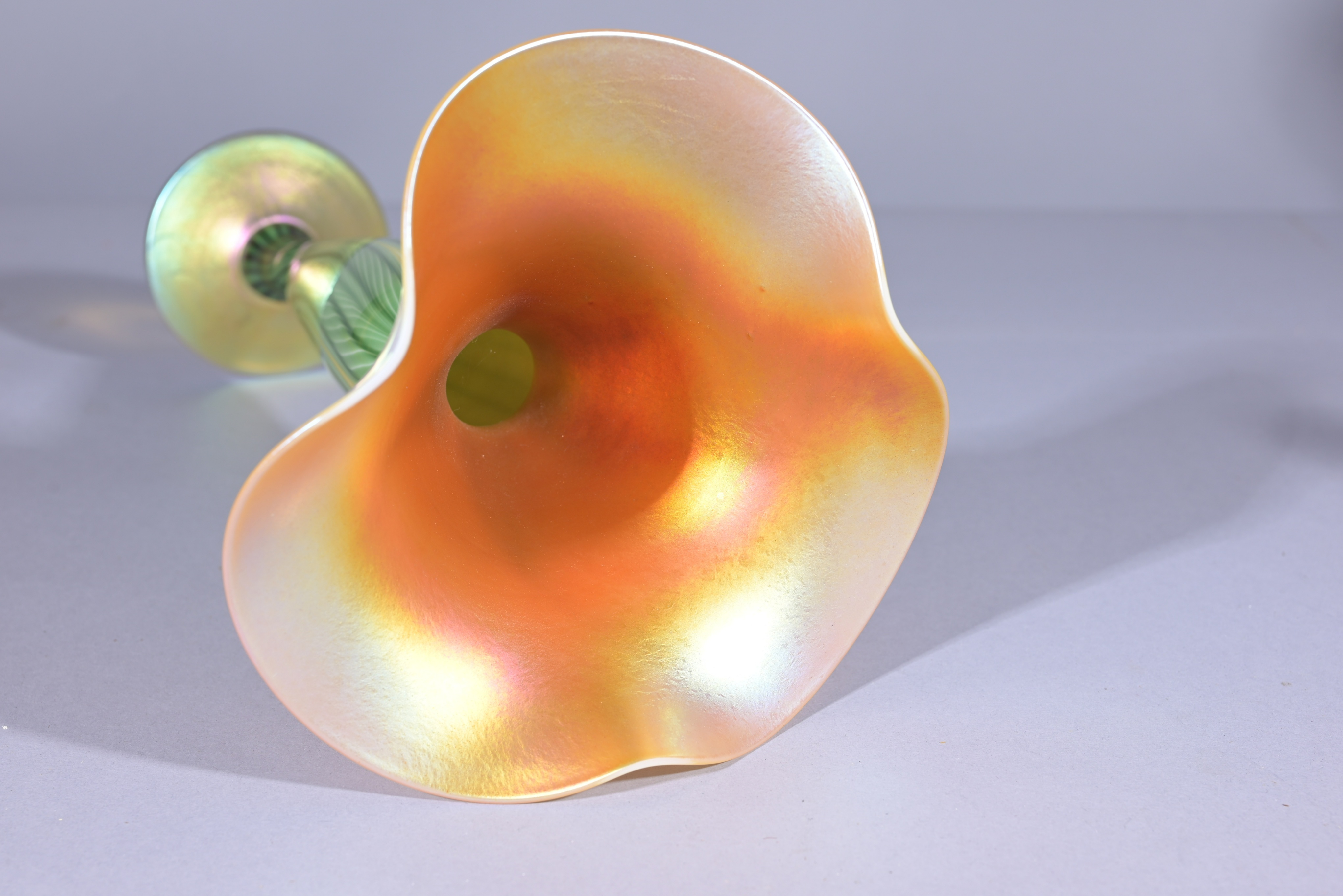 Lundberg Studio Art Glass Floriform Vase - Image 2 of 6