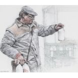 Keith Bowen (B. 1950) "The Milkman" Original