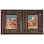 Pair, Signed 19th C. Orientalist Scenes