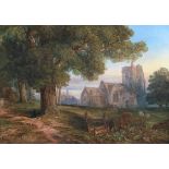 19th C. European Landscape with Ruins