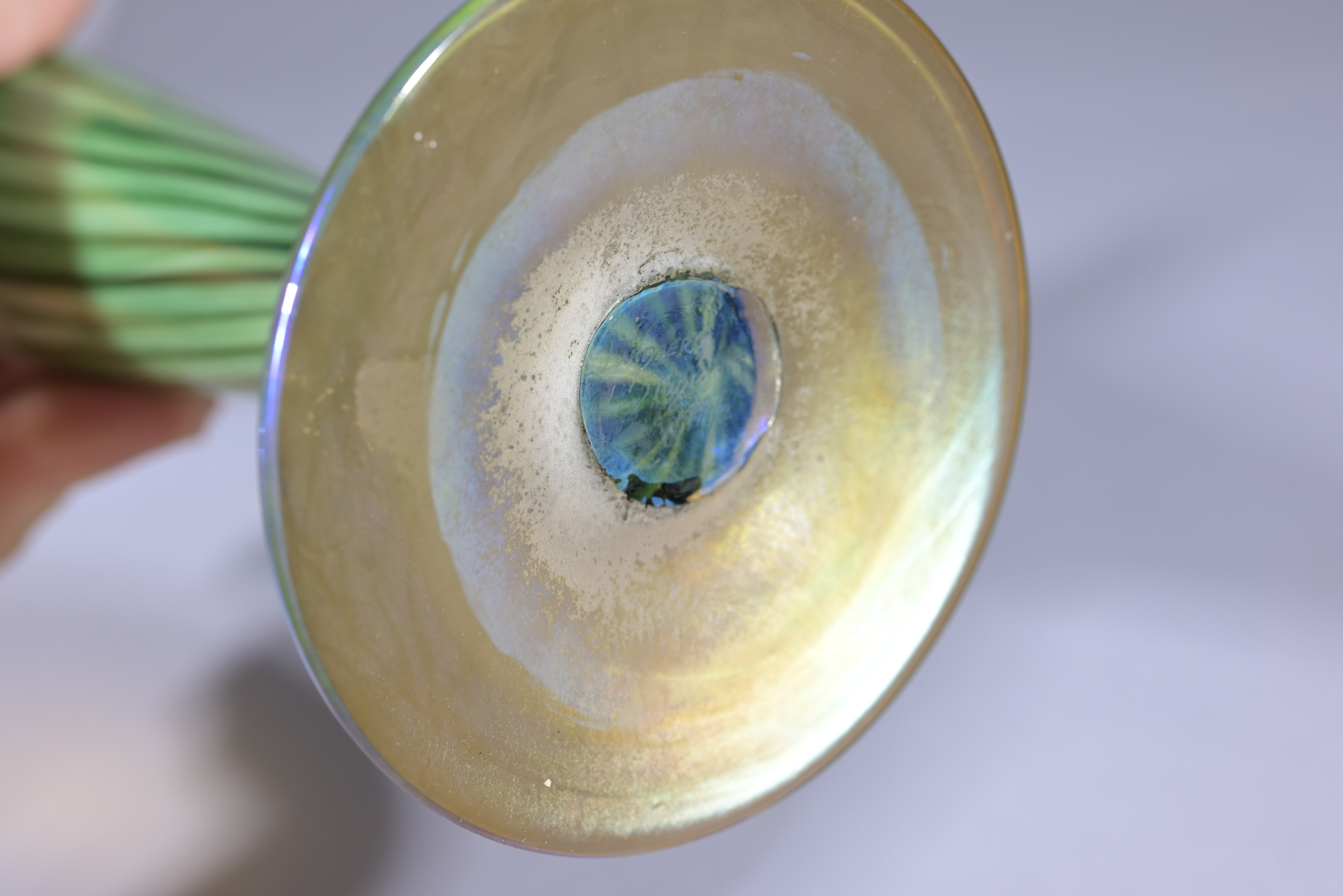 Lundberg Studio Art Glass Floriform Vase - Image 5 of 6