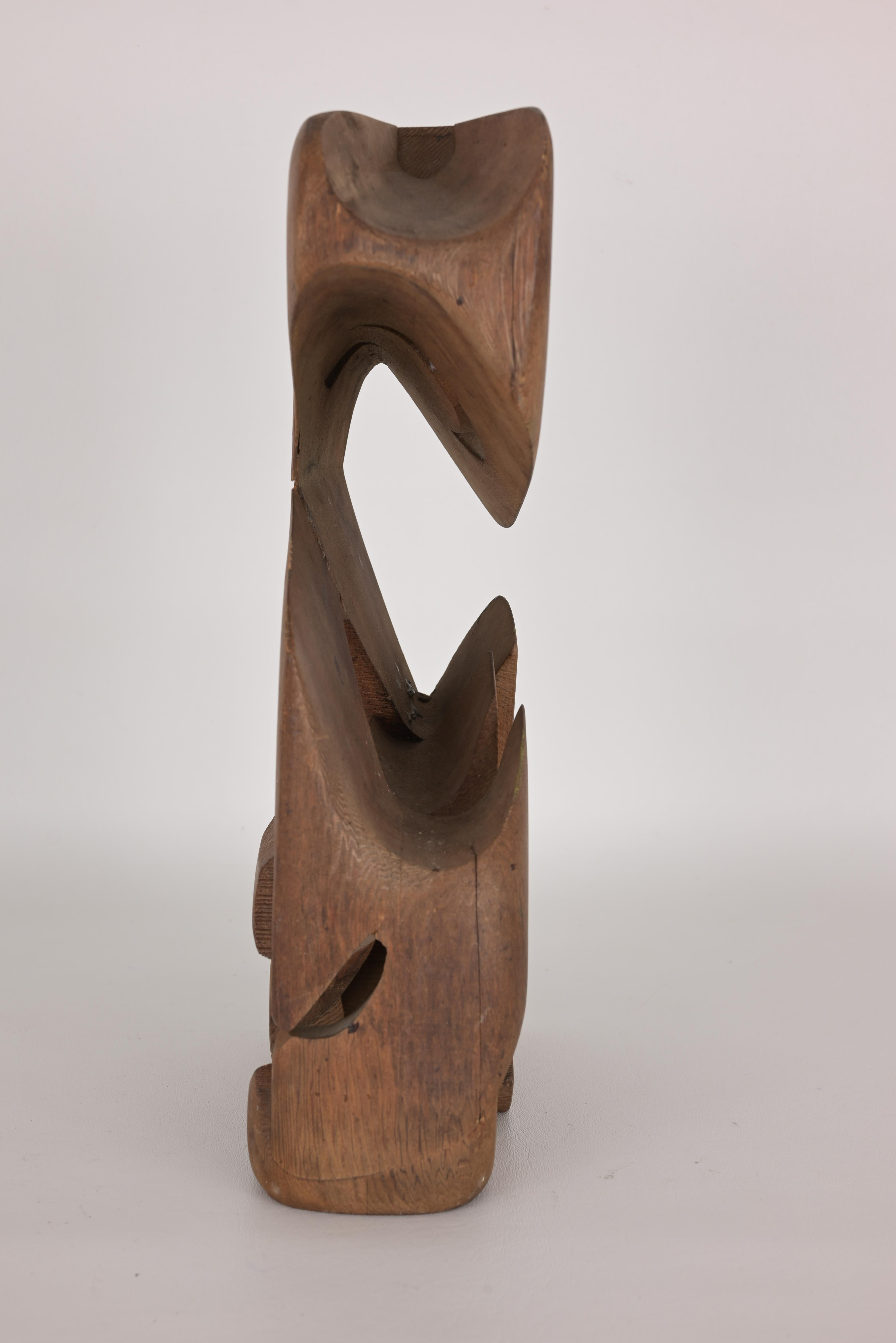 Jan de Swart (1908-1987) Wood Sculpture - Image 5 of 6