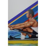 Chris Calle (B. 1961) "Rowing"