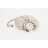 Vintage Tiffany & Co Diamond & Ruby Pocket Watch