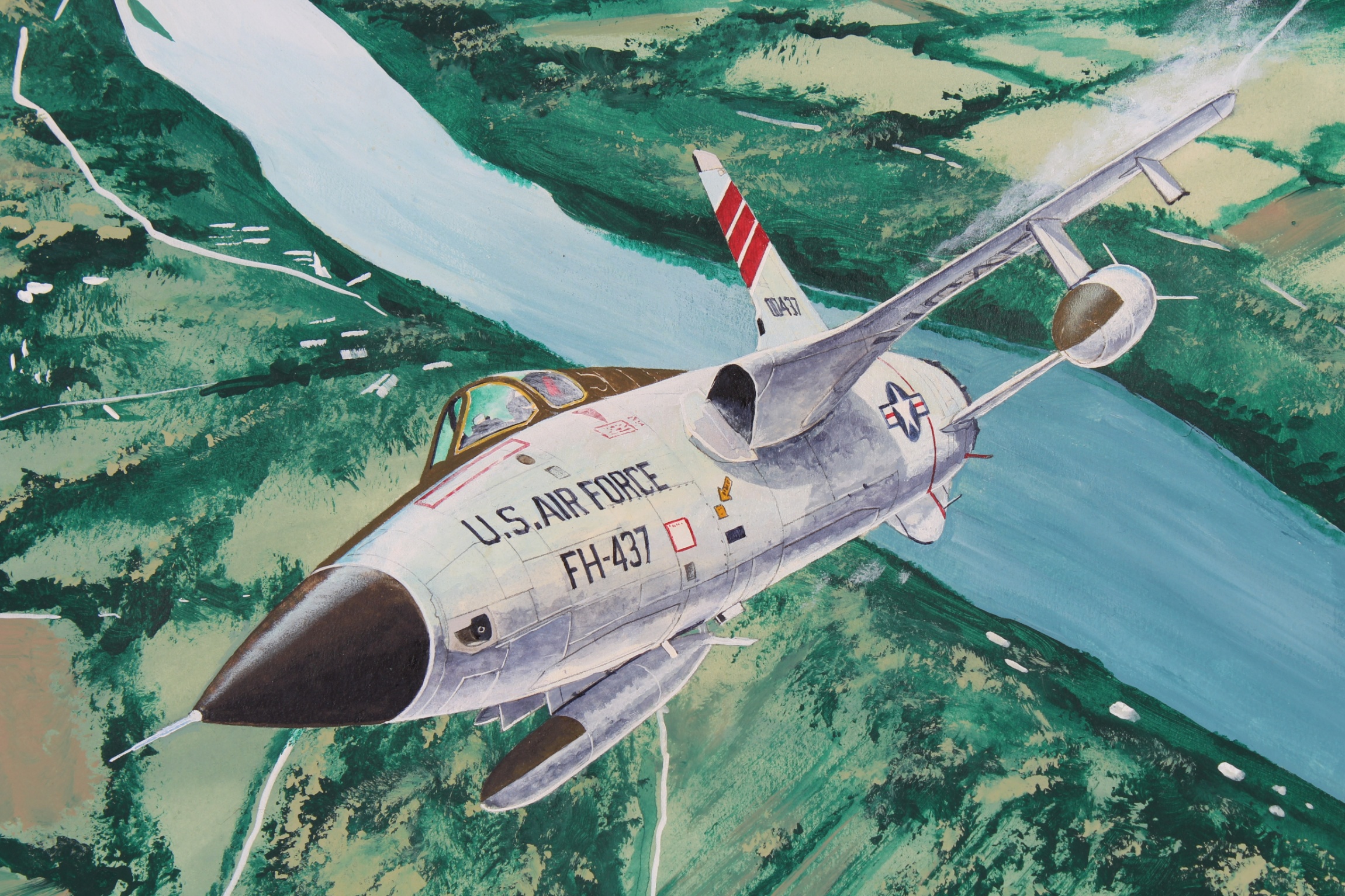 Steve Ferguson (B. 1946) "F-105 Thunderchief" - Image 3 of 5