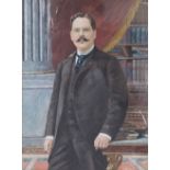 Signed Portrait of a Gentleman, N Riccardi