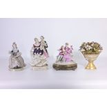 (4) Assorted European Porcelain Figurines