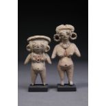(2) "Pretty Ladies" Ticoman Culture Figures