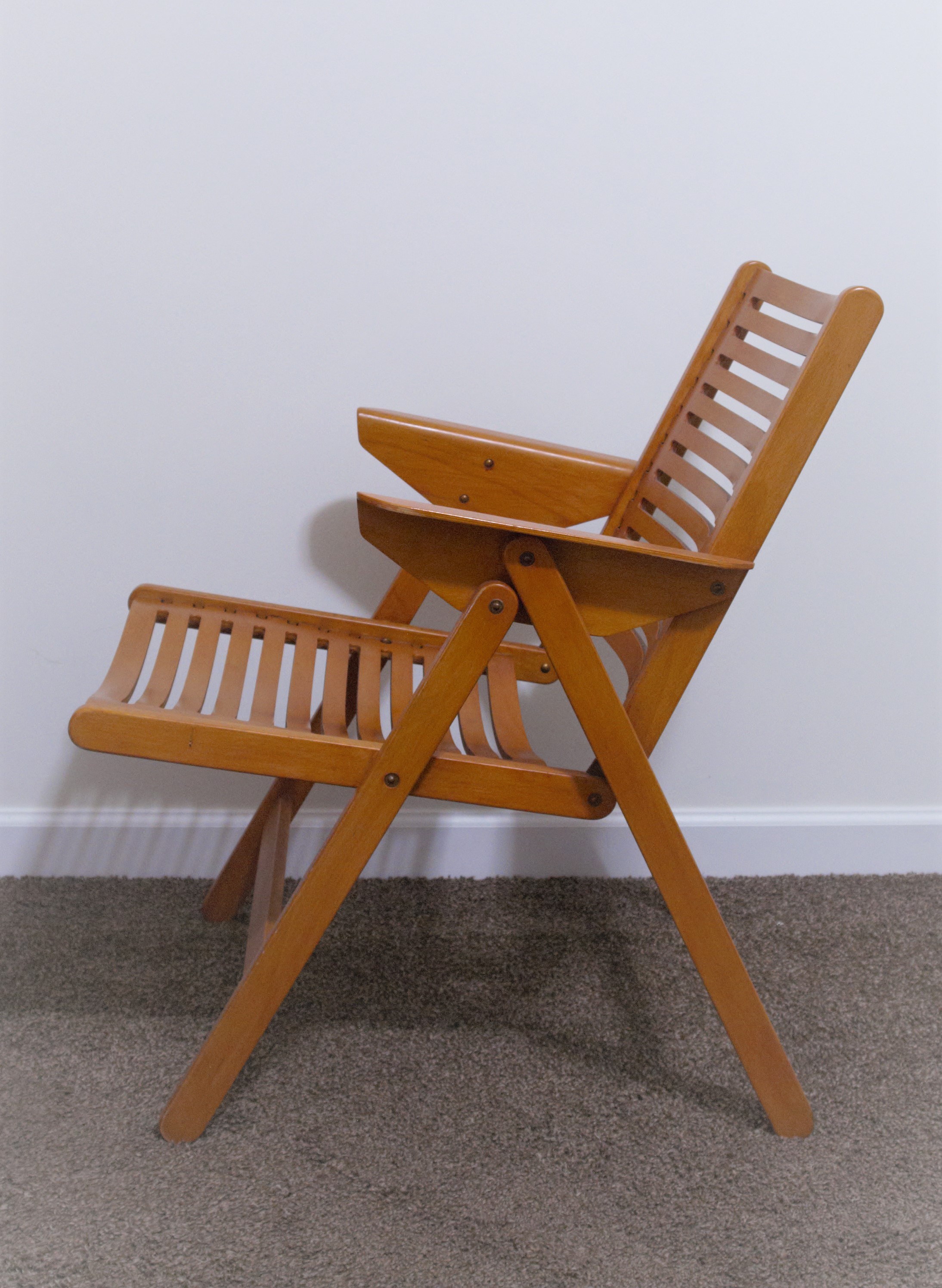 Niko Kralj "Rex" Lounge Folding Chair - Image 4 of 10