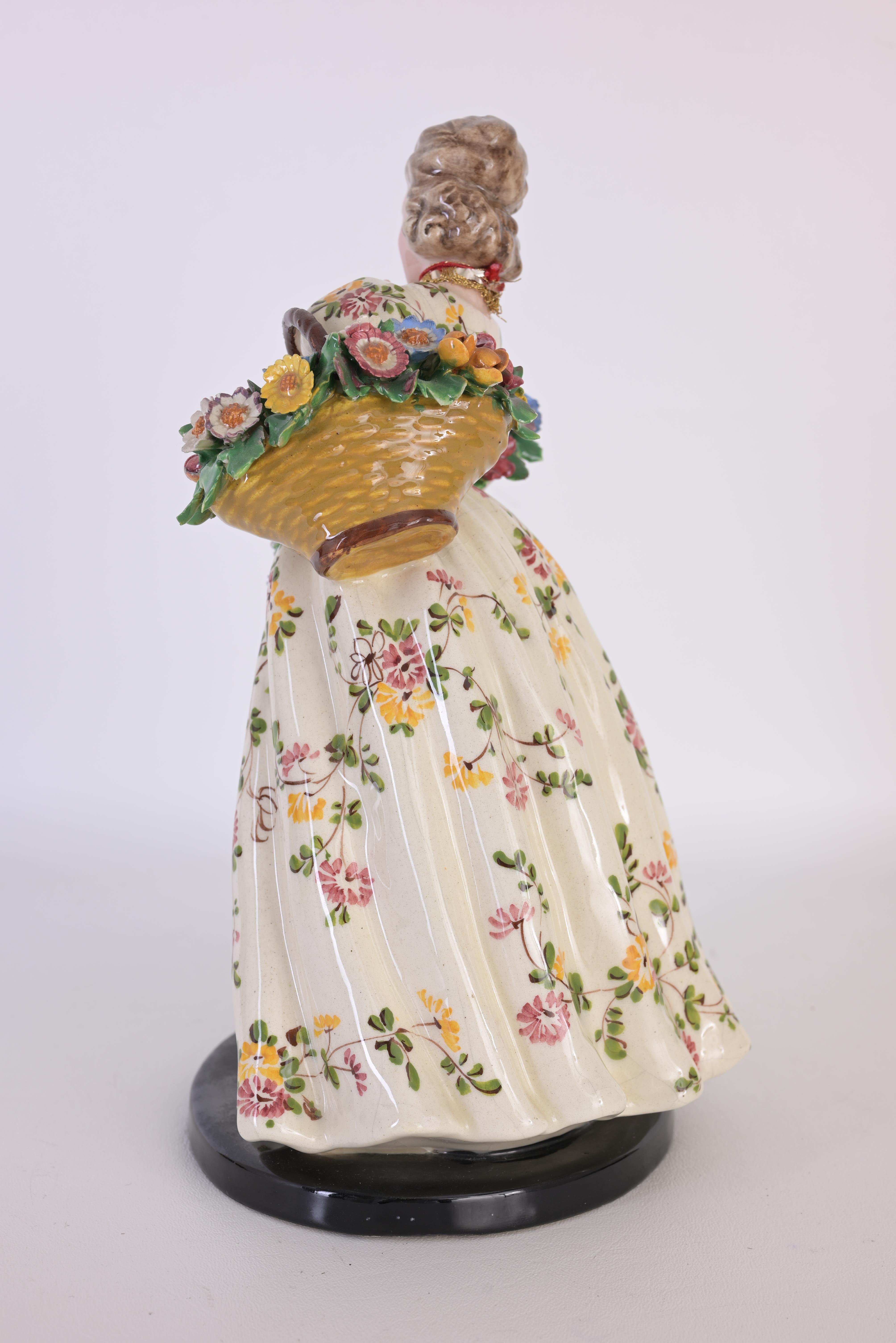 Dresden Style Porcelain Figurine - Image 6 of 9