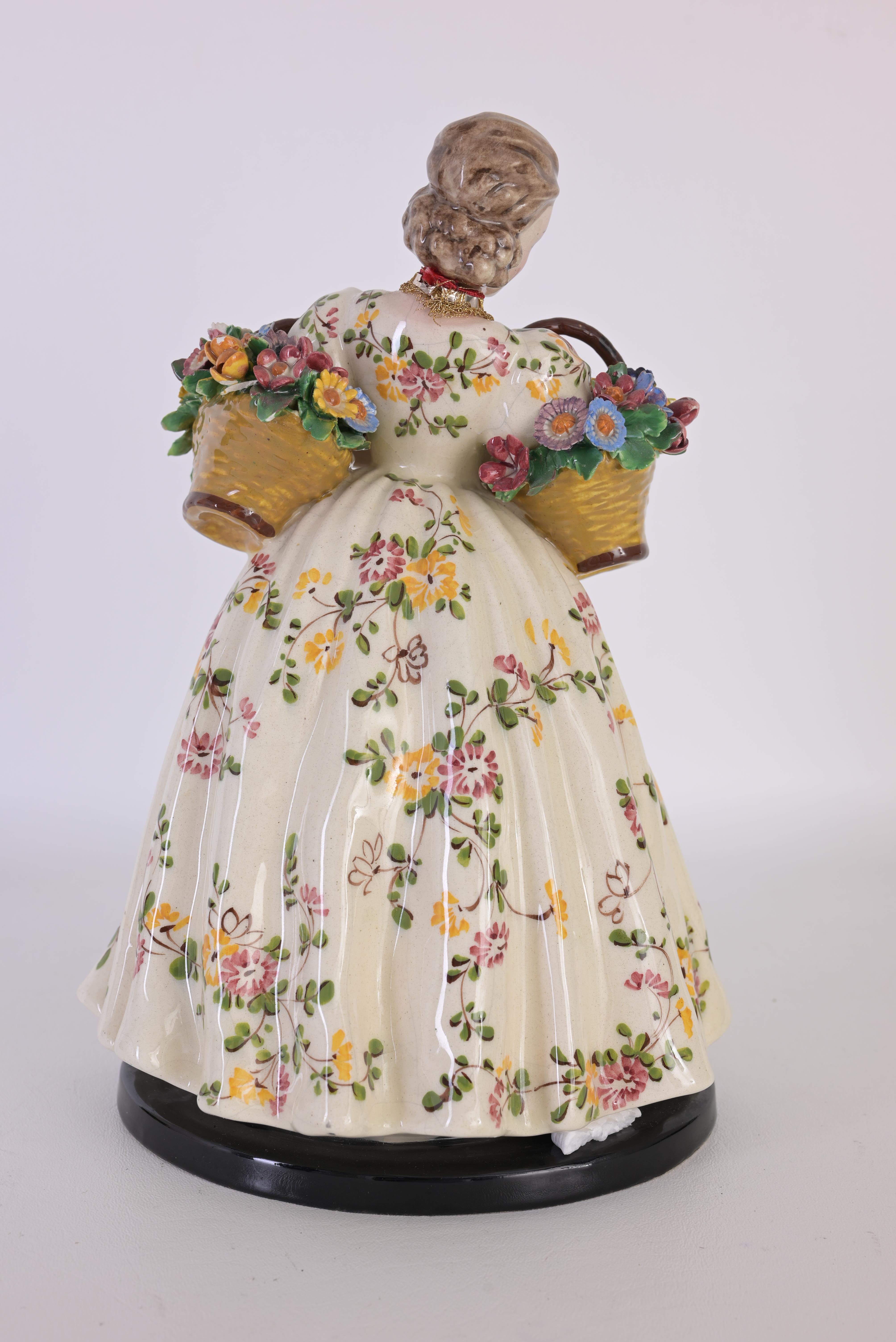 Dresden Style Porcelain Figurine - Image 5 of 9