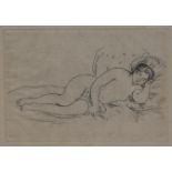 Renoir, Reclining Nude Etching