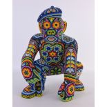 CHROMA "In the Beginning" Huichol Style Sculpture