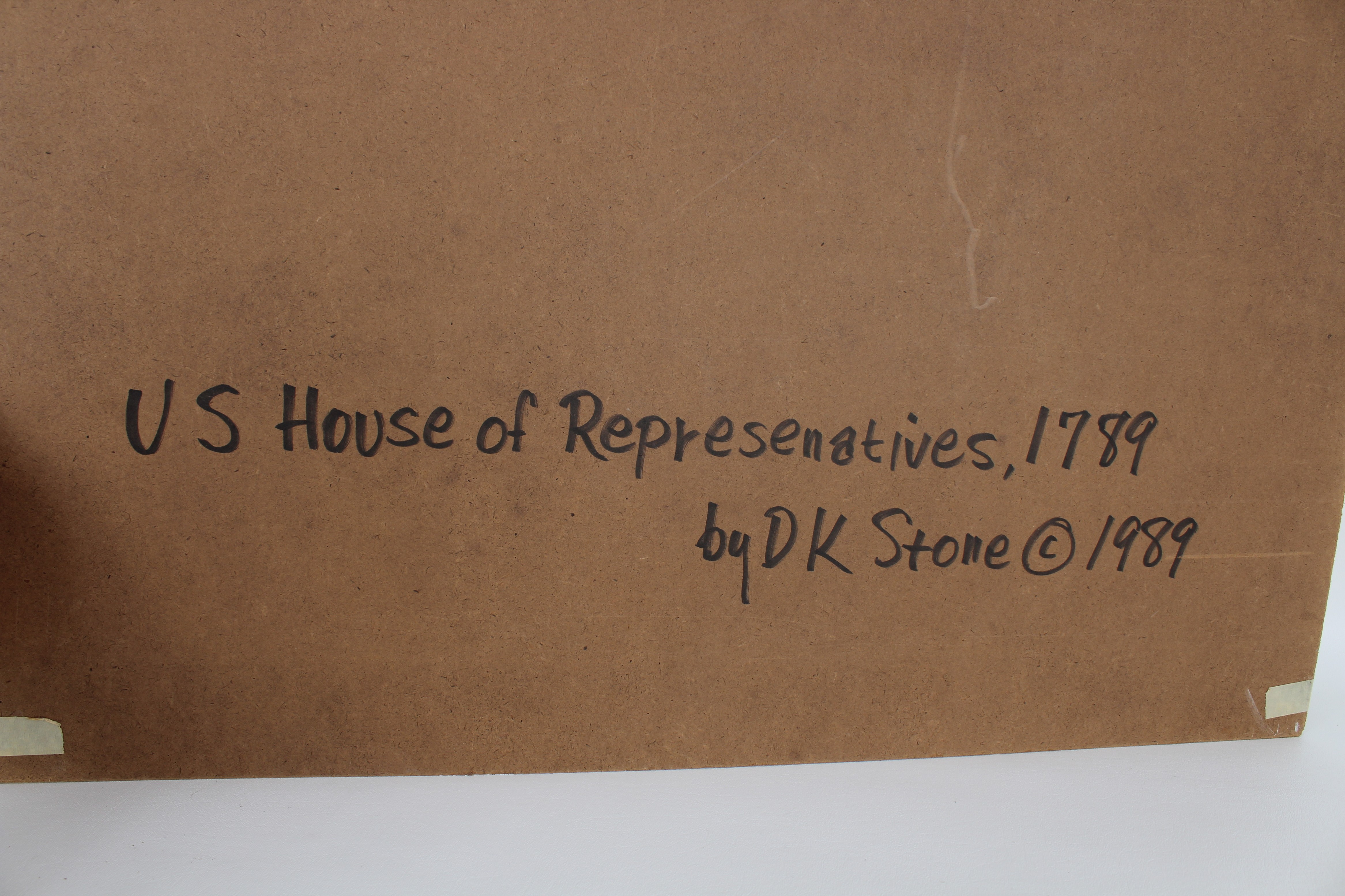 David K. Stone (1922 - 2001) "U.S. House" Oil - Image 8 of 8