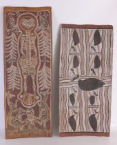 (2) Aboriginal Board Paintings