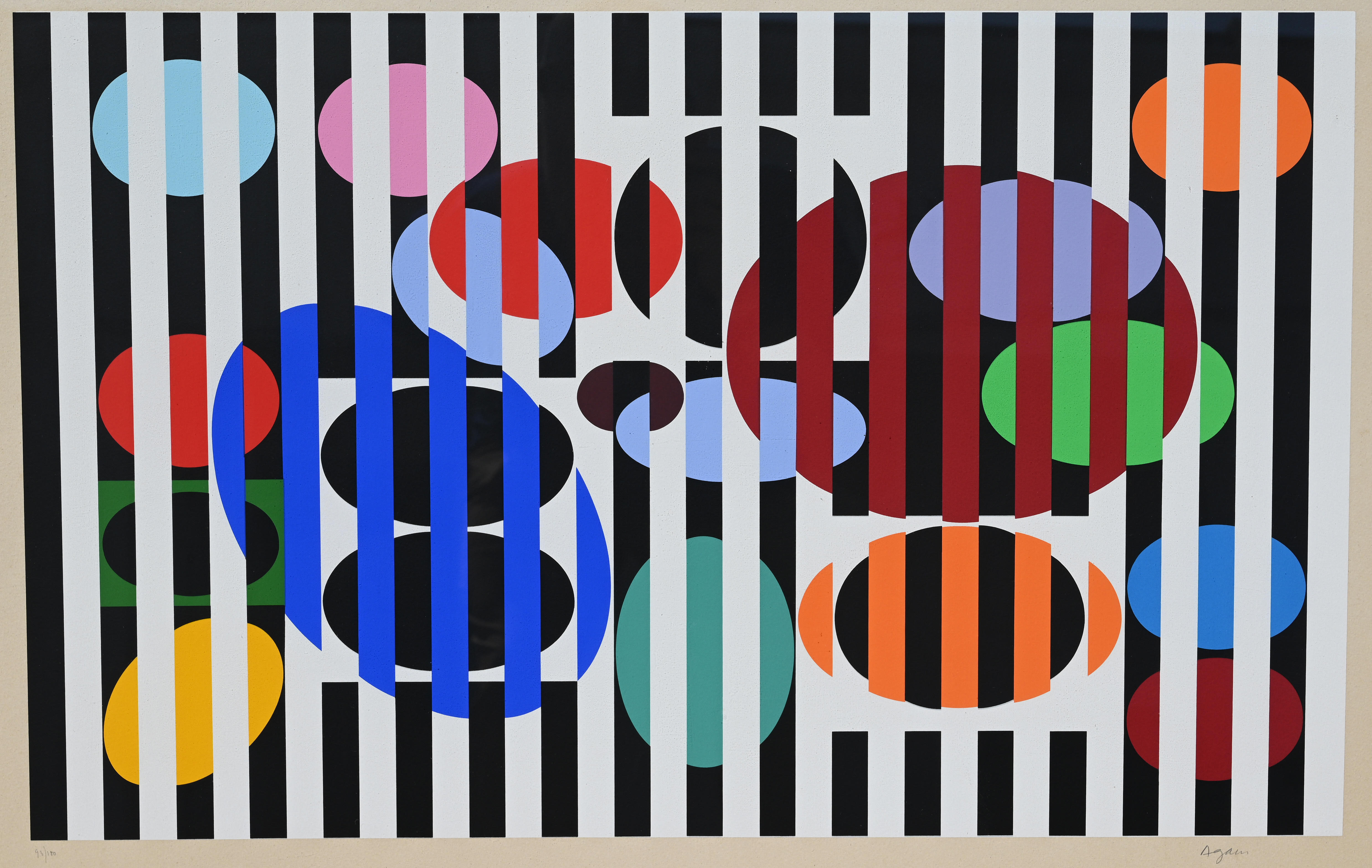 Yaacov Agam (B. 1928) "One and Another III"