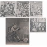 (5) William Hogarth Etchings and Engravings