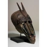 Warka Ppl Metal Covered Mask - West Africa