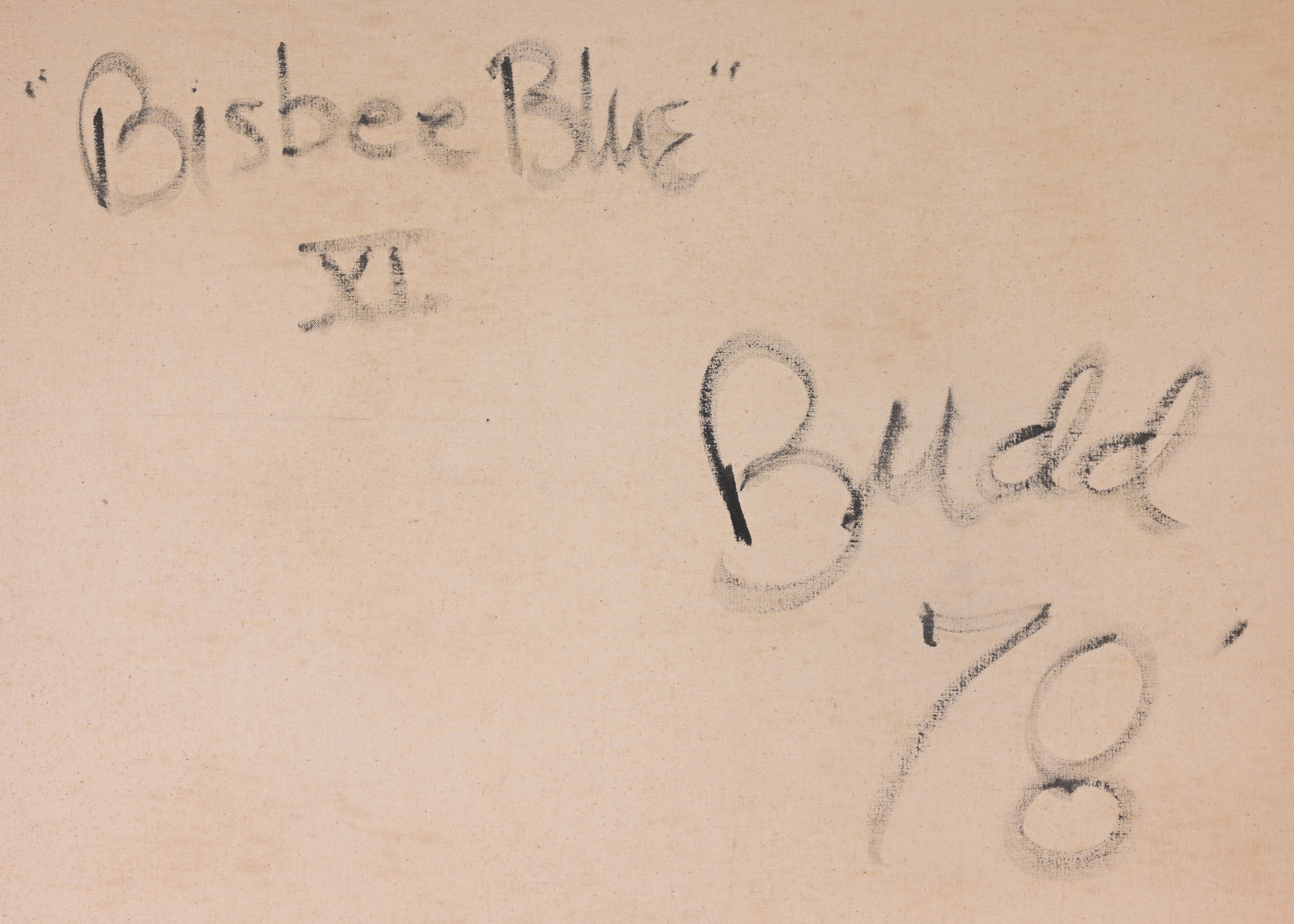 David Budd (1927 - 1991) "Bisbee Blue" XI - Image 6 of 7