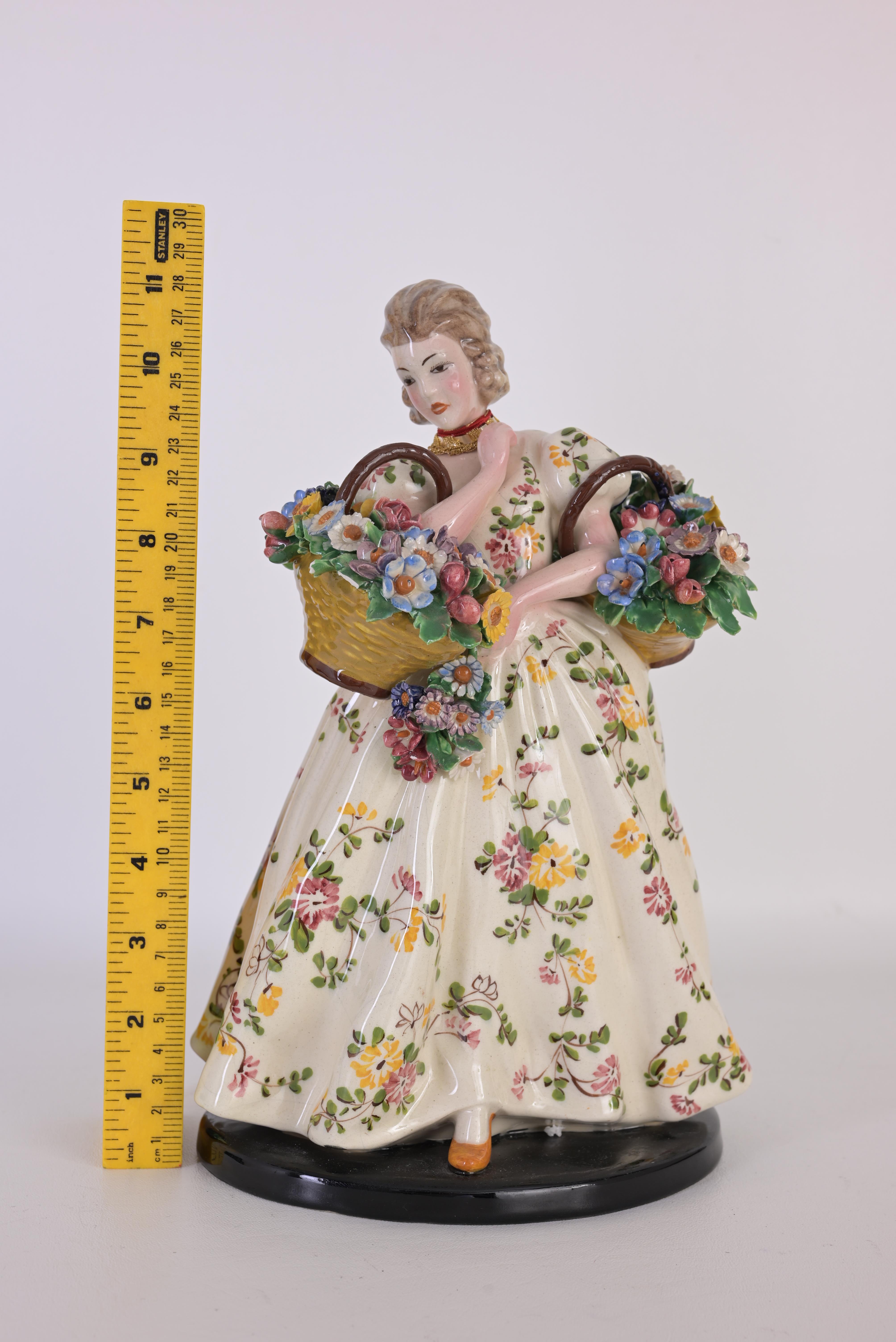 Dresden Style Porcelain Figurine - Image 2 of 9