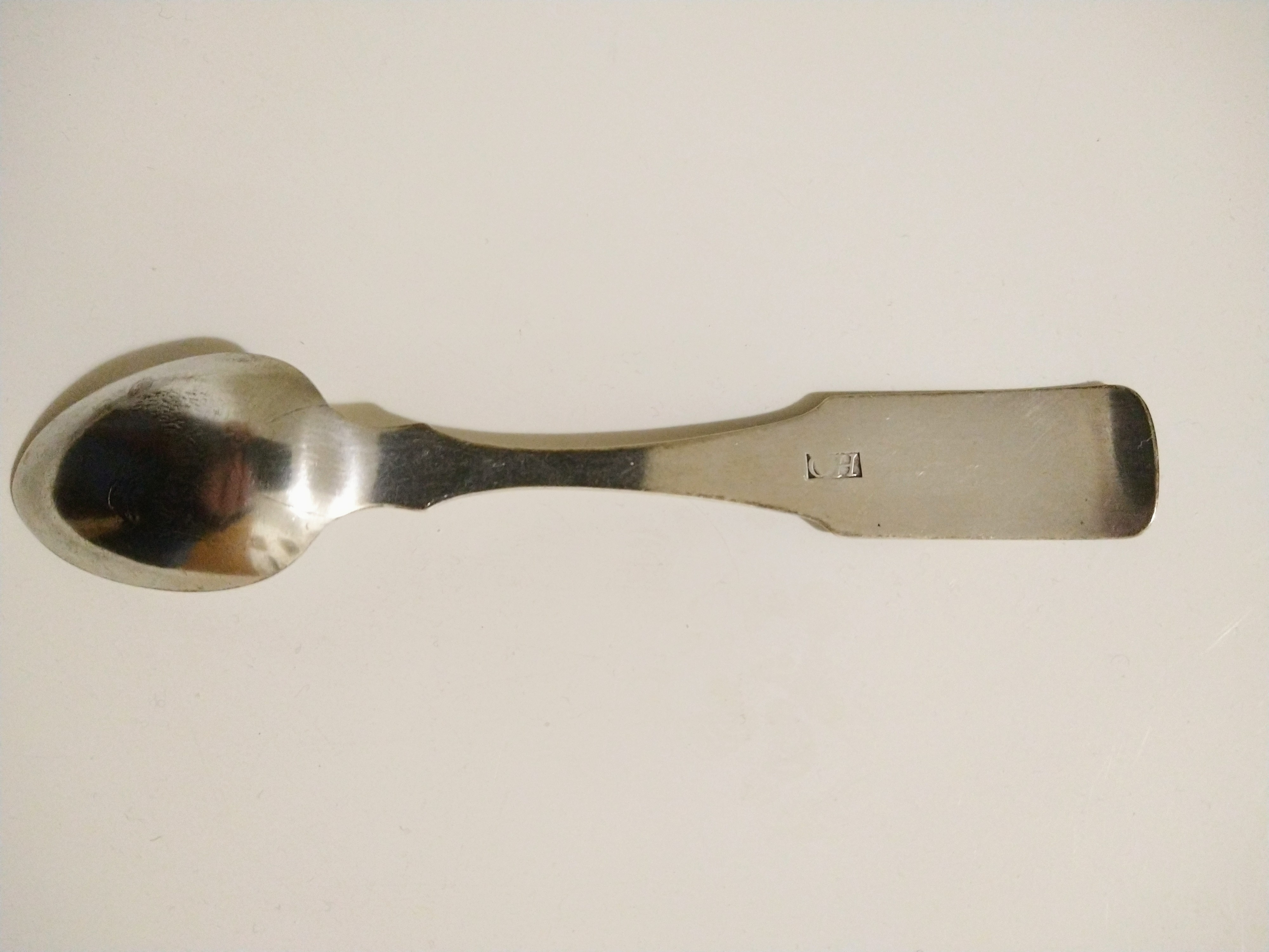 Charles Hall Monogrammed Silver Spoon - Image 3 of 5