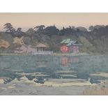 Hiroshi Yoshida (Japanese, 1876-1950) "Shakuji"