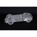 Daum Crystal "Le Mans" Car Sculpture