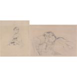 (2) Berthe Morisot (1841 - 1895) Etchings