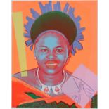 Andy Warhol (1928 - 1987) Queen Ntombi (HC 1/3)