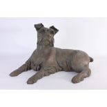 Antique Bronze Dog