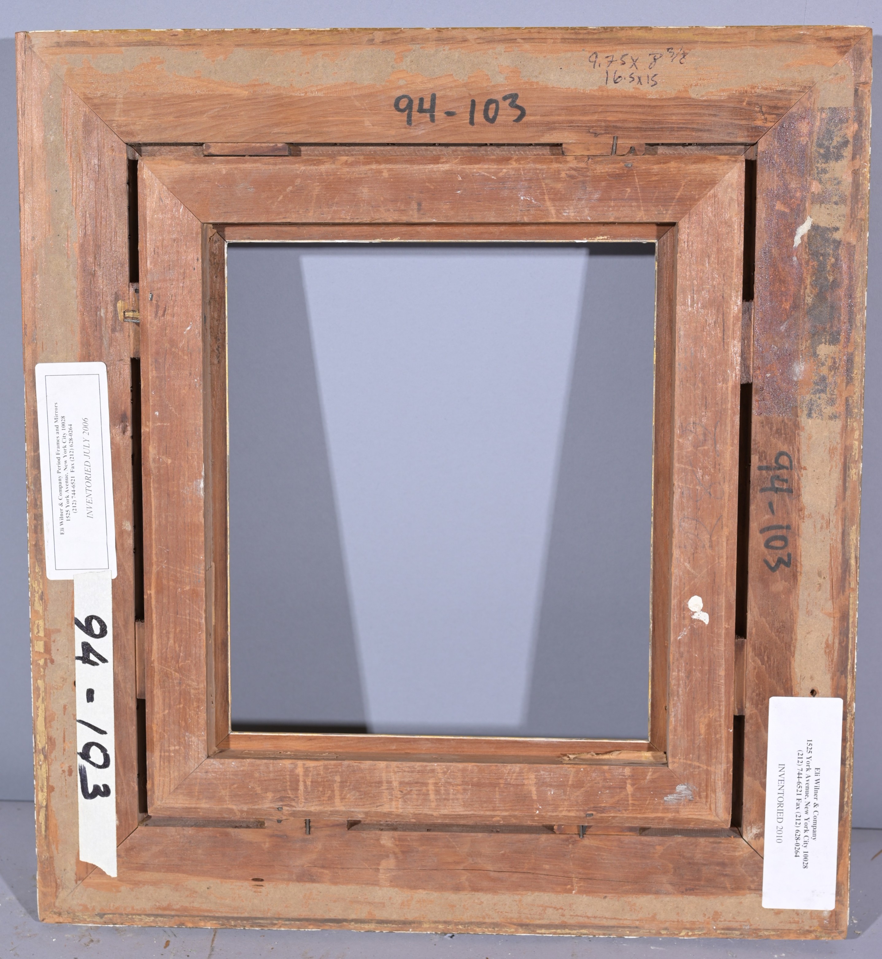American School Gilt/Wood Frame- 9.75 x 8 3/8 - Image 6 of 6