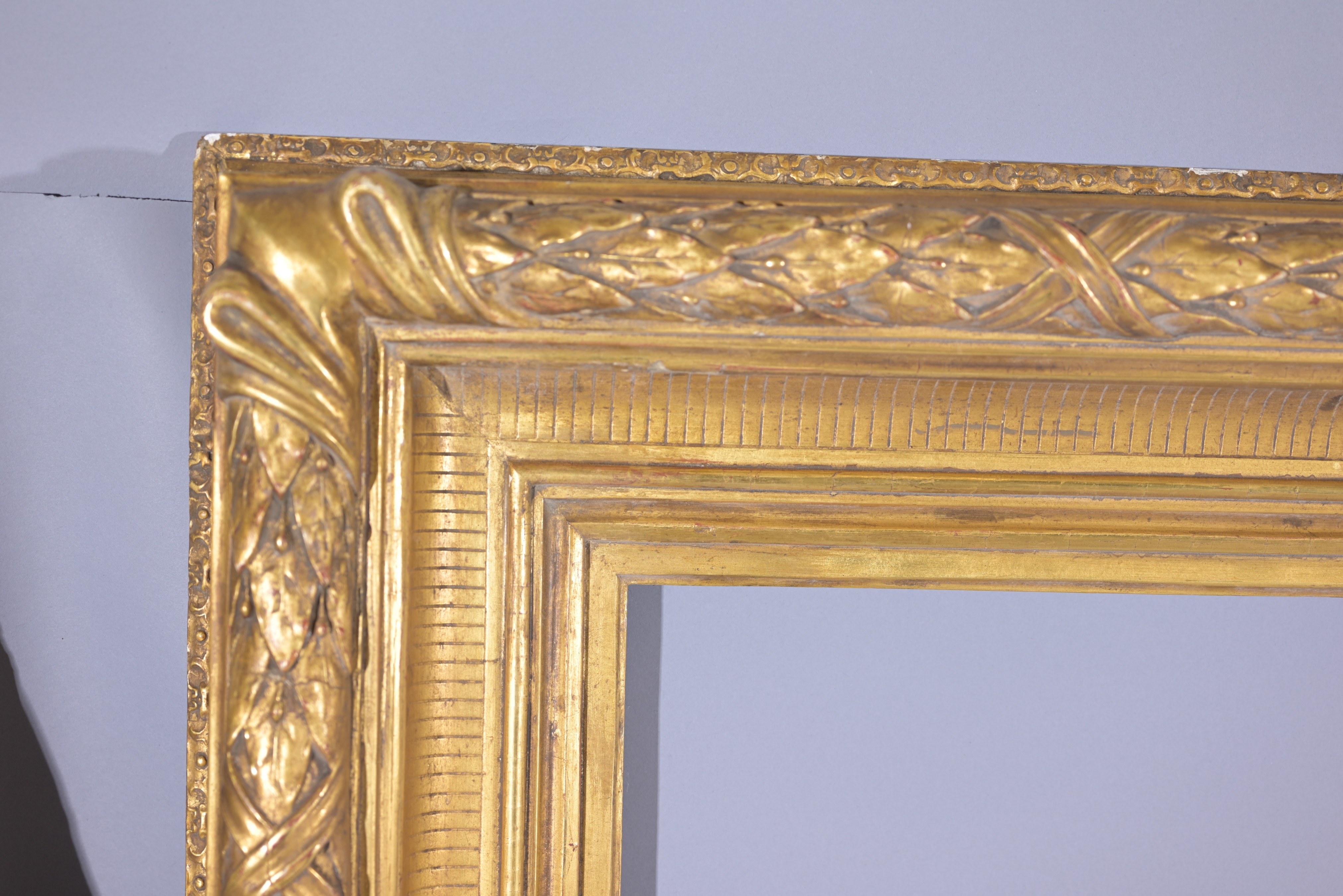 Large 19th C. Gilt/Fluted Cove Frame - 45.5 x 34.5 - Image 3 of 7