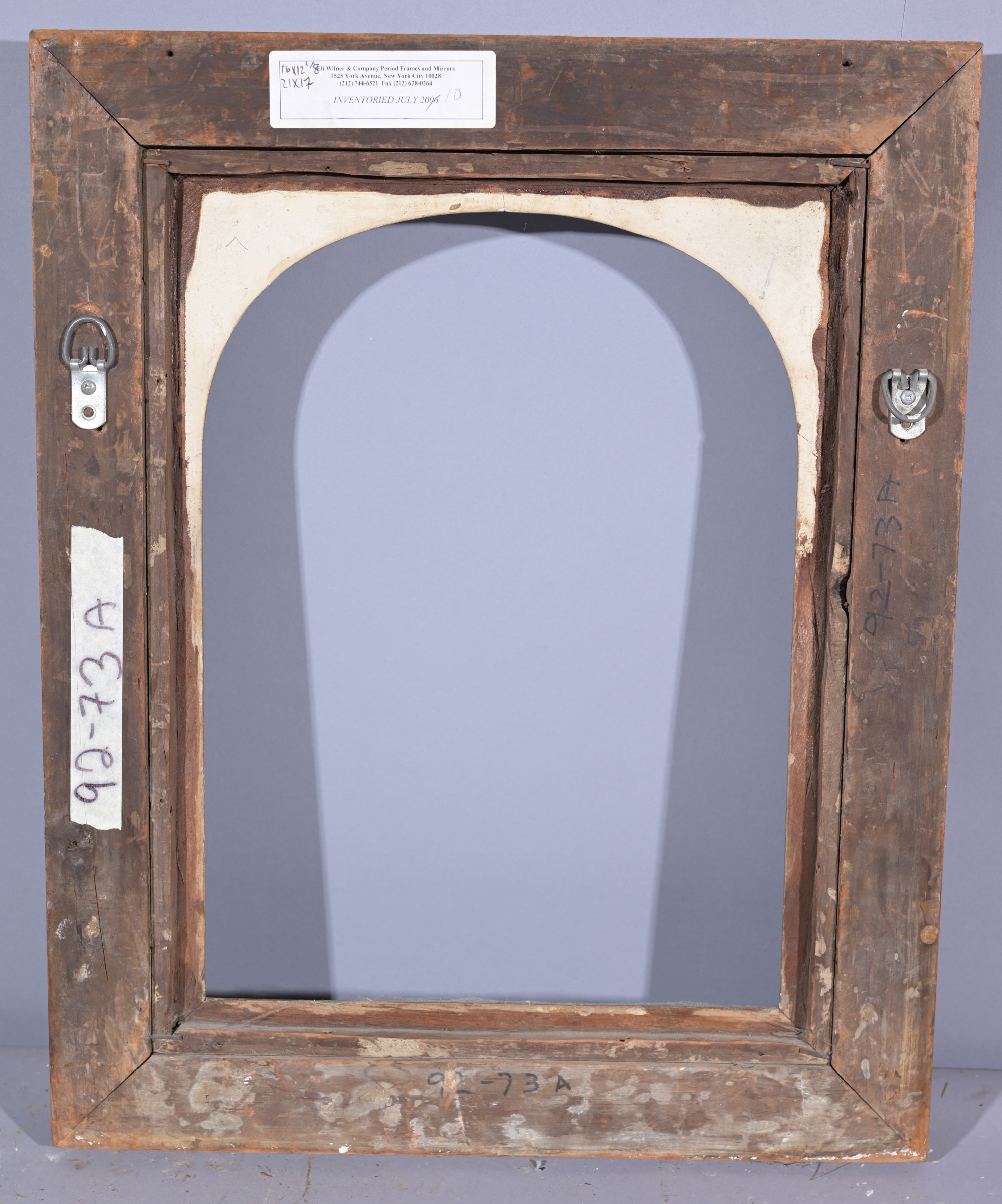 American 1850's Gilt/Wood Frame - 16 x 12 1/8 - Image 6 of 6