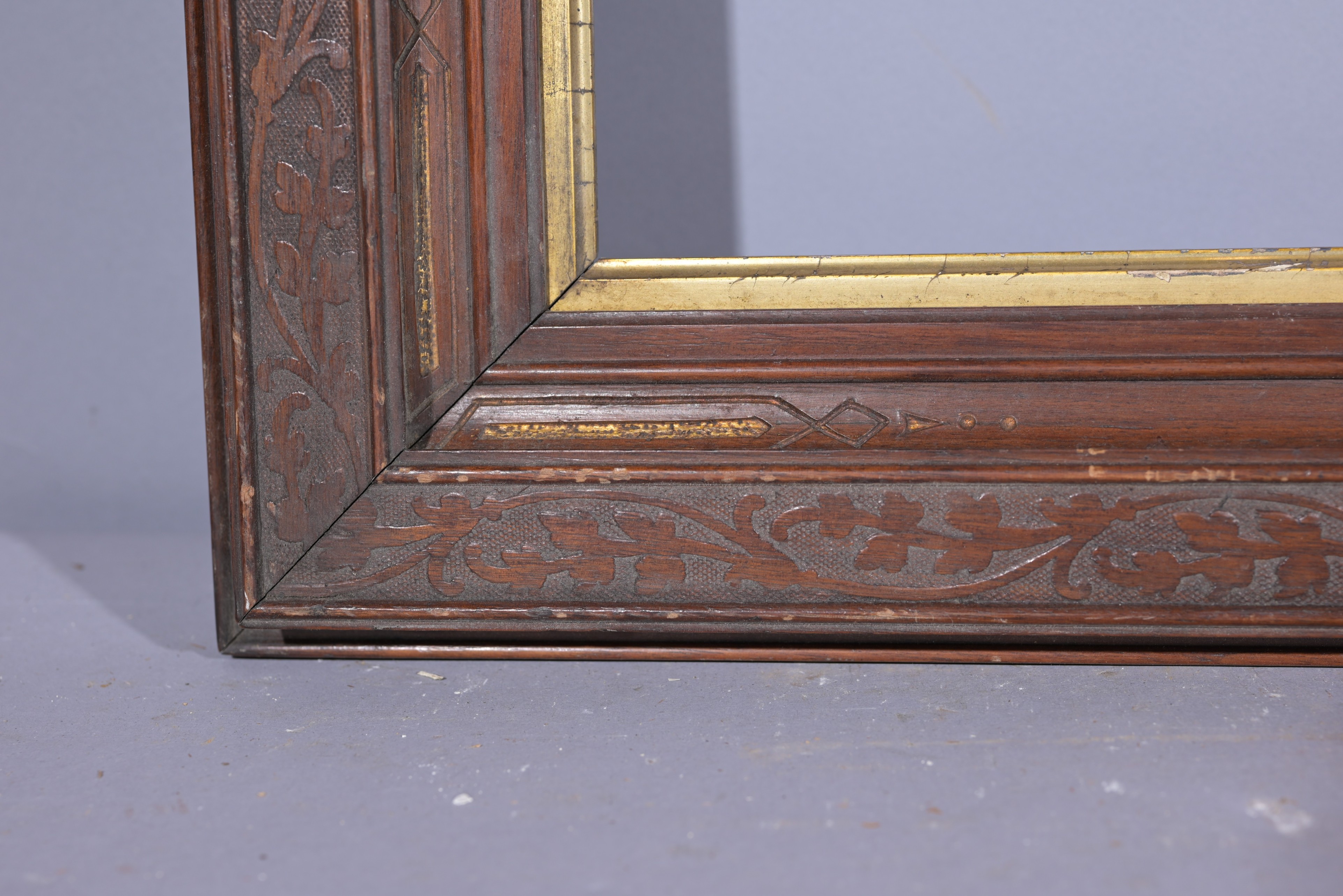 American 1870's Frame - 32 x 27.5 - Image 5 of 6