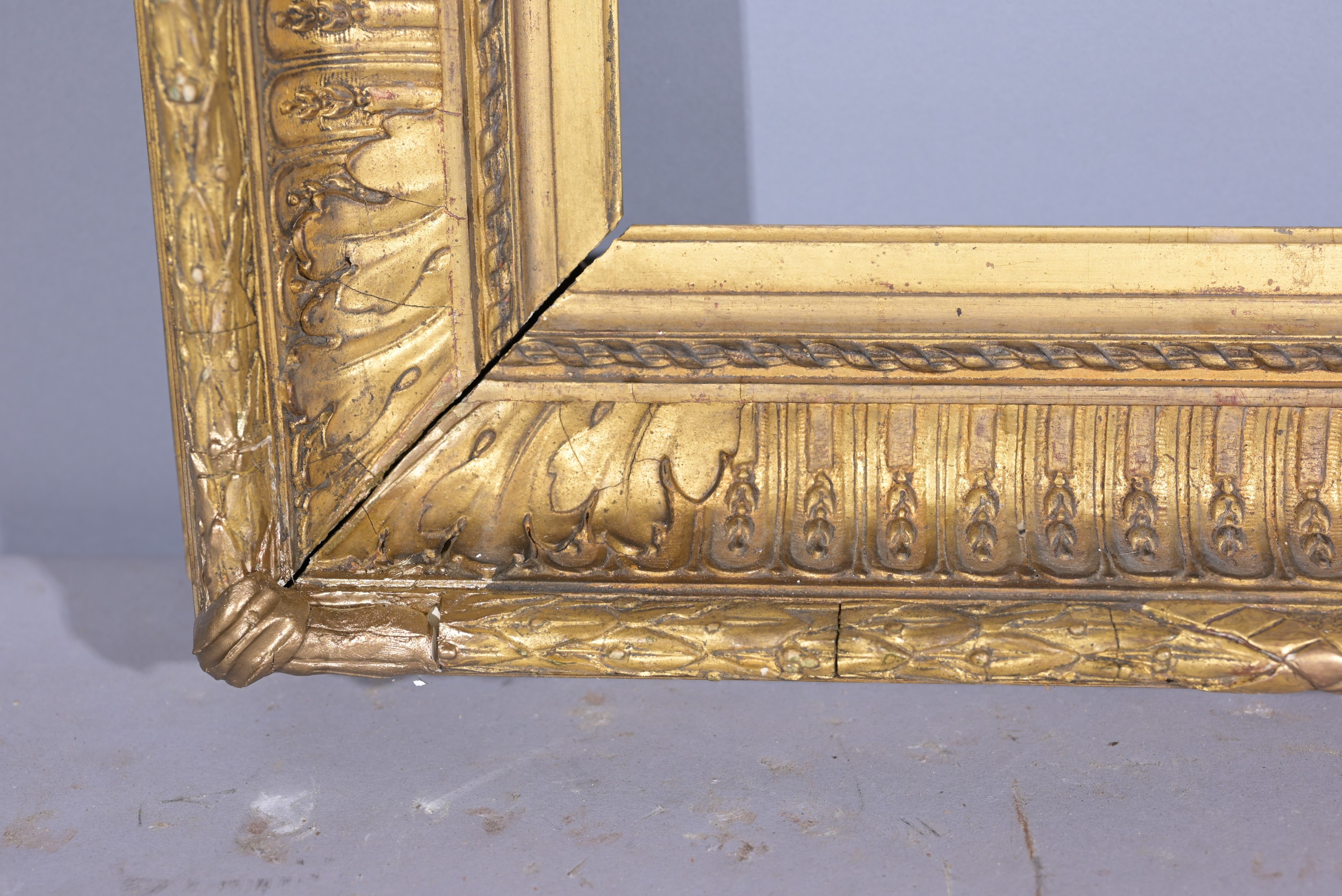 French 19th C. Gilt Frame- 16.5 x 12.5 - Image 5 of 7