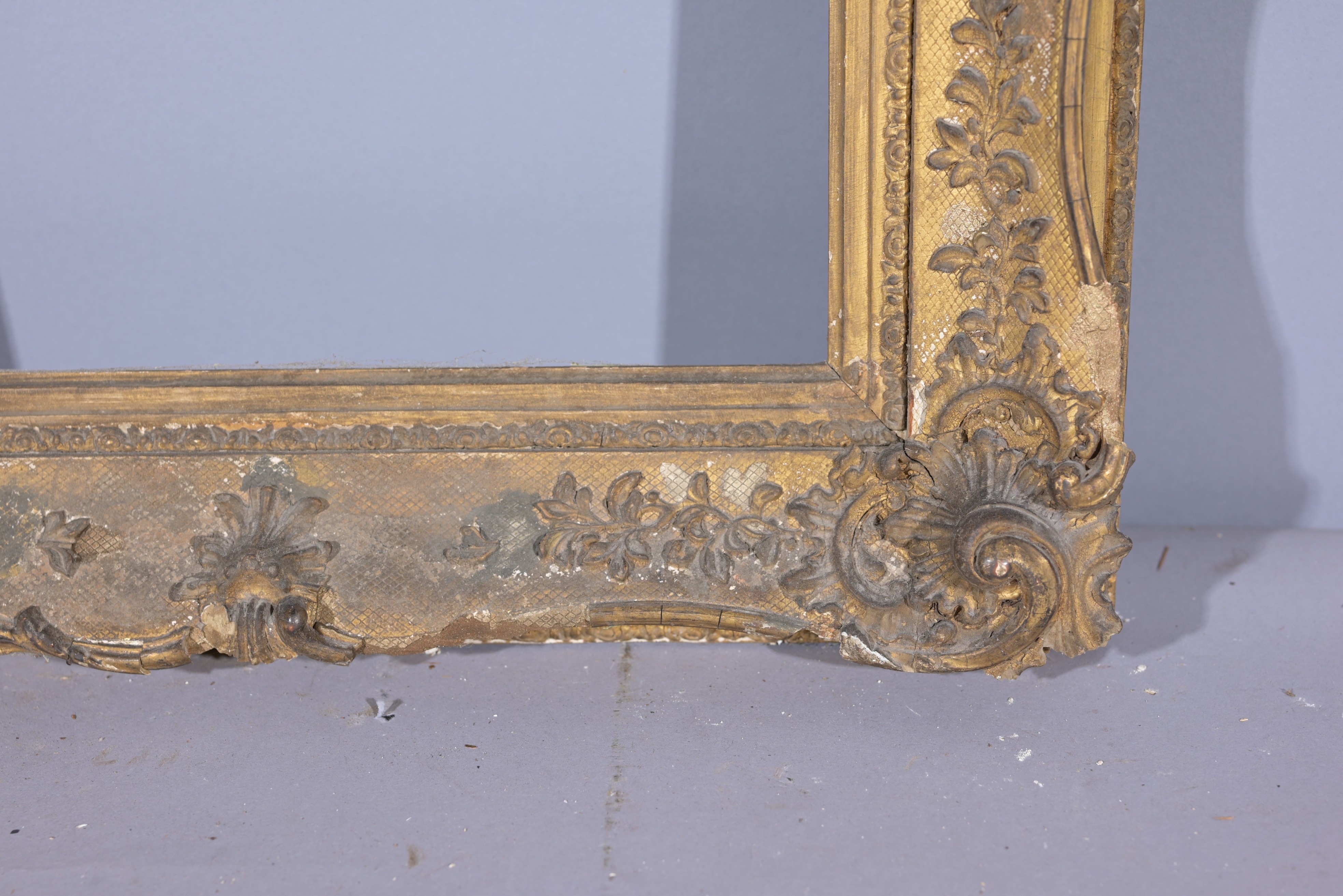 American 1850's Gilt/Wood Frame - 16 x 12 1/8 - Image 4 of 6