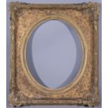 Hudson River Gilt/Wood Oval Frame - 18.5 x 15.25