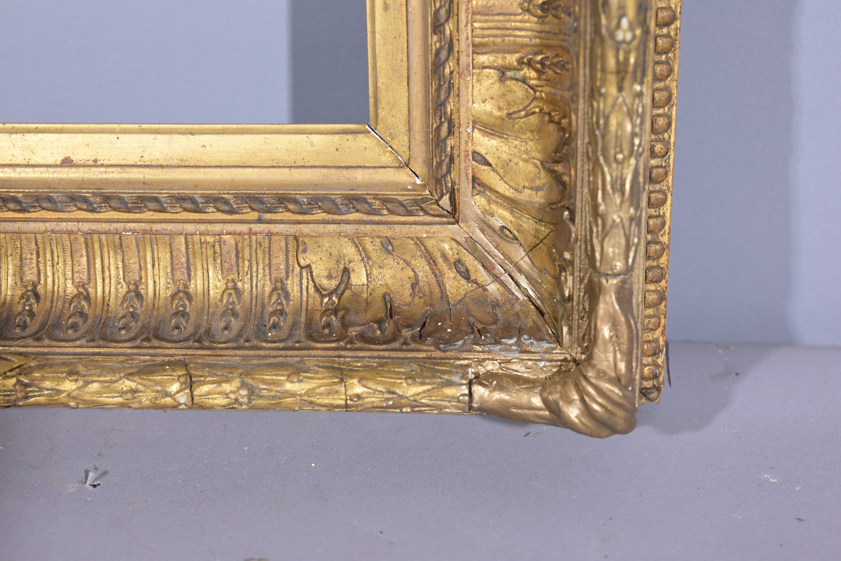 French 19th C. Gilt Frame- 16.5 x 12.5 - Image 4 of 7