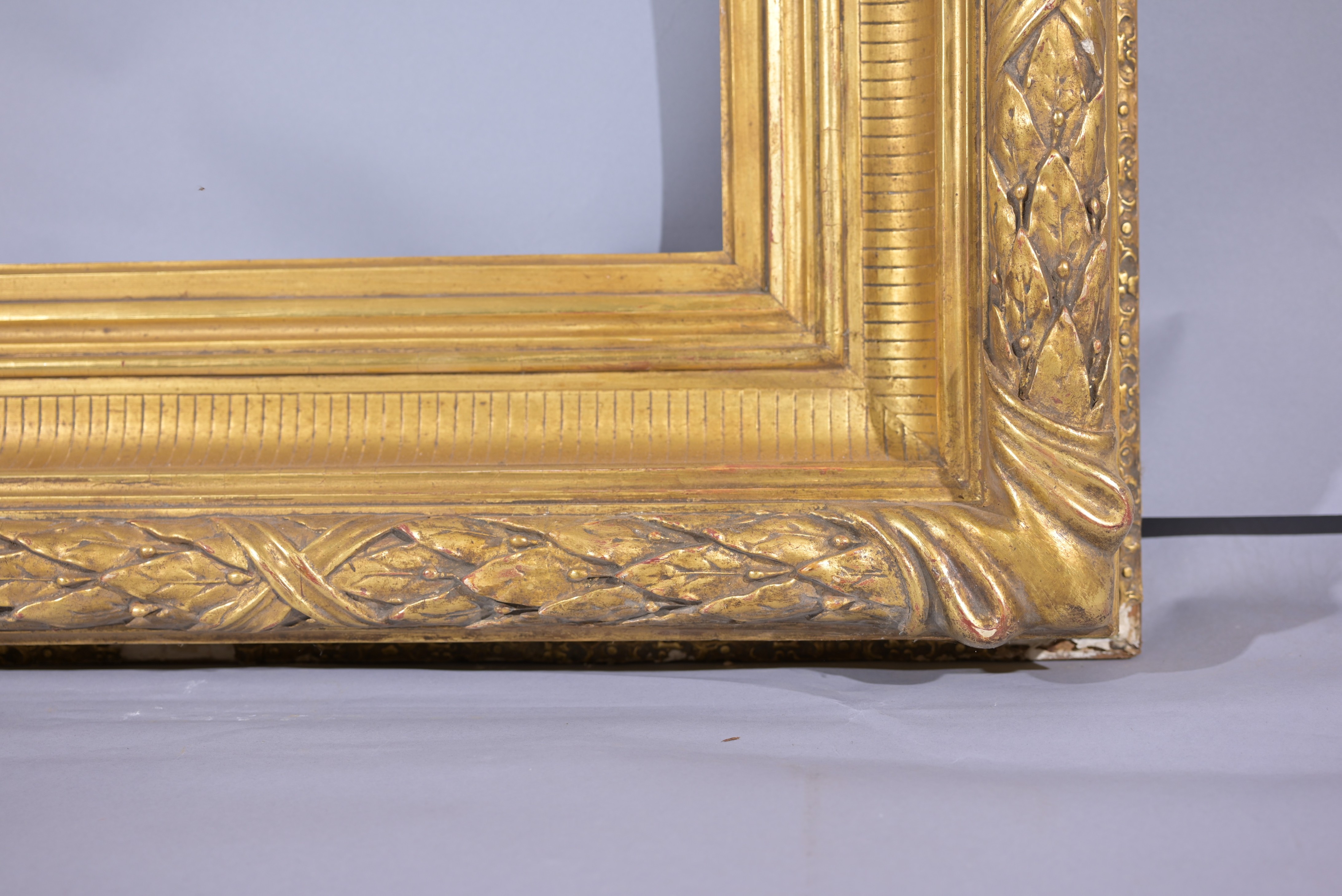 Large 19th C. Gilt/Fluted Cove Frame - 45.5 x 34.5 - Image 5 of 7