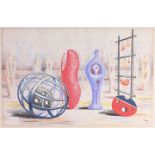 Henry Moore "Sculptural Objects" Lithograph