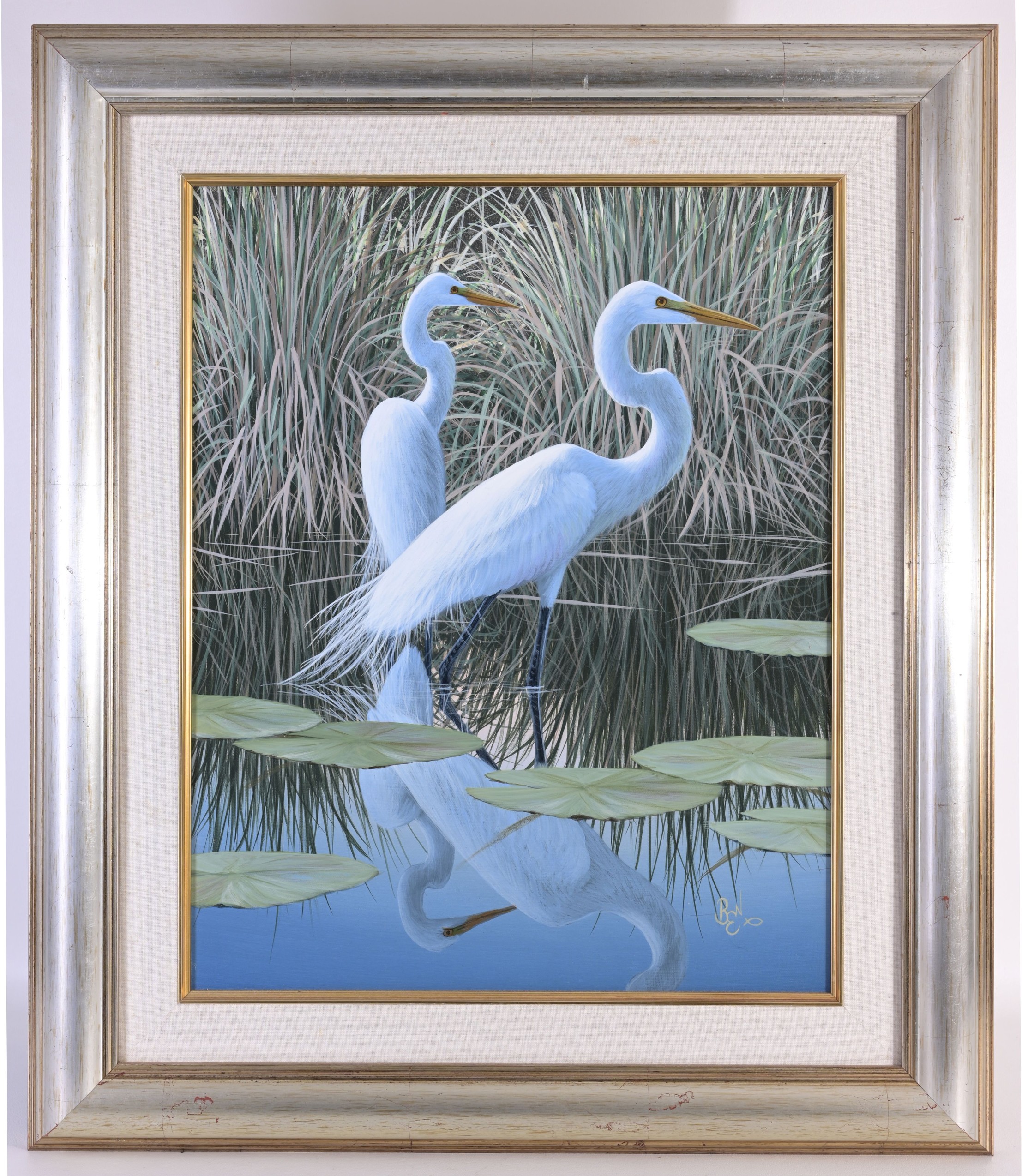 Ben Essenburg (1947 - 2018) "Great Egrets" - Bild 2 aus 9