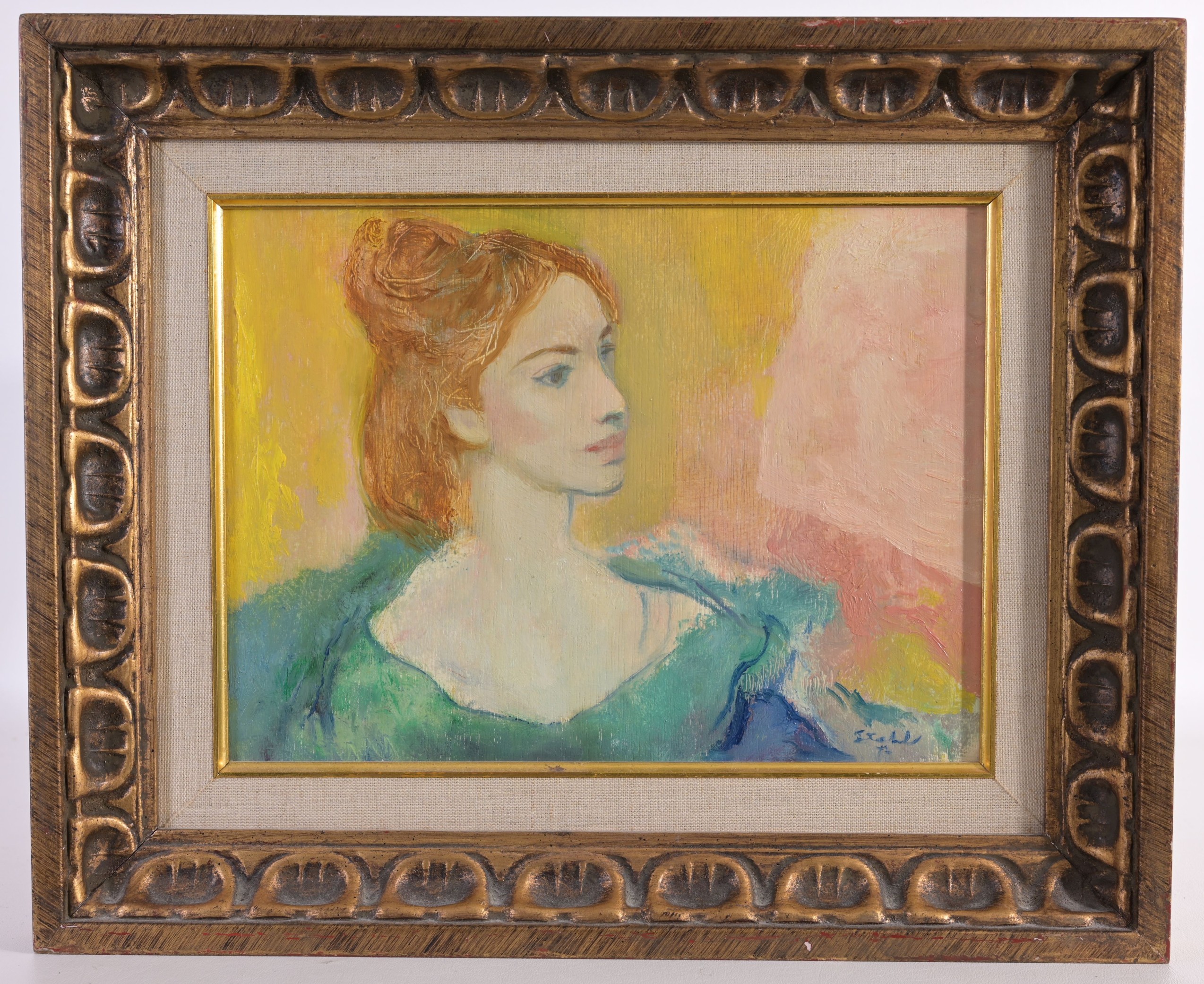 Ben Stahl (1910-1987) "Redheaded Girl"