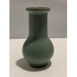 Chinese small Longquan celadon bottle vase