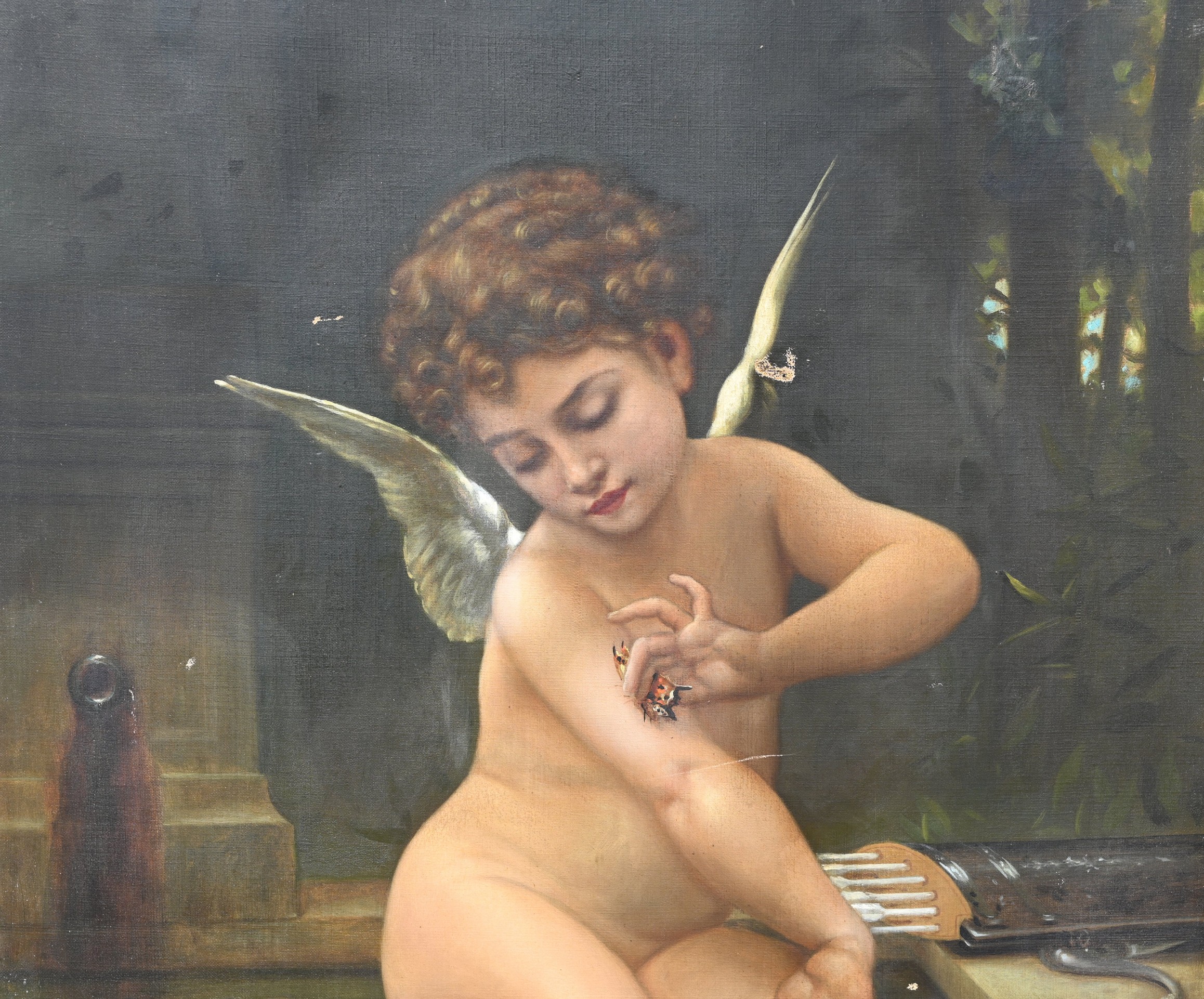 Charles Armor (1844 - 1911) "Cupid w/ Butterfly" - Bild 3 aus 8